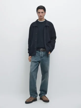 Bomullskoftor med fickor