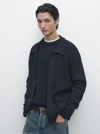 Bomullskoftor med fickor