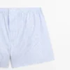 Boxershorts i 100 % bomull med randigt mönster