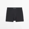 Boxershorts med logotyp i midjan