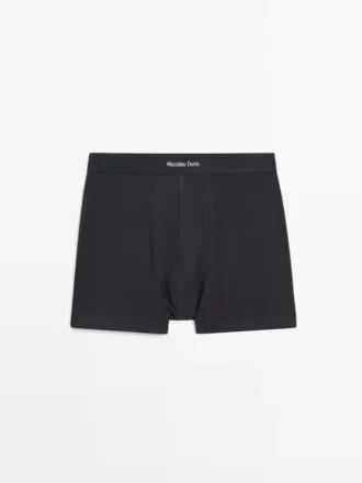 Boxershorts med logotyp i midjan