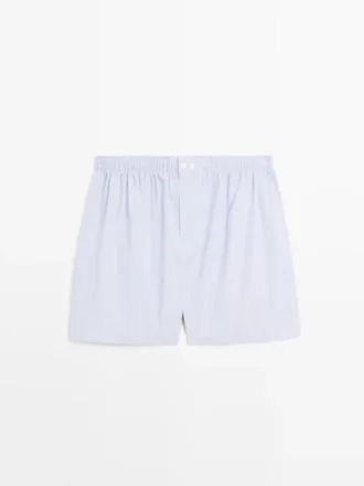 Boxershorts med mikrorutmönster
