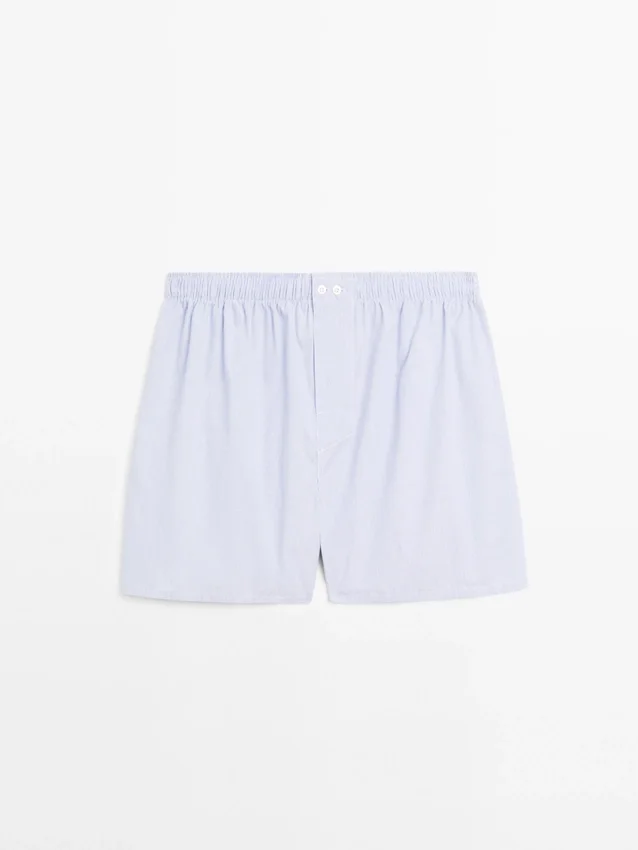 Boxershorts med mikrorutmönster Boxershorts med mikrorutmönster
