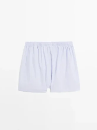 Boxershorts med mikrorutmönster