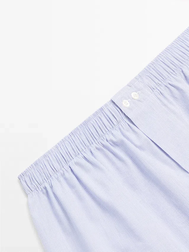 Boxershorts med mikrorutmönster Boxershorts med mikrorutmönster