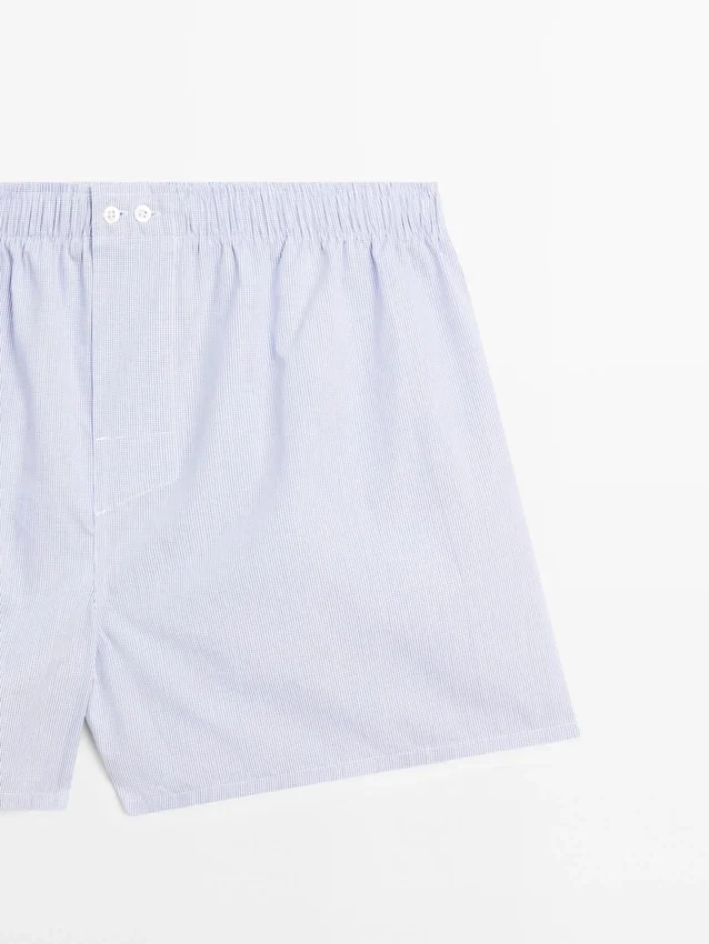Boxershorts med mikrorutmönster Boxershorts med mikrorutmönster