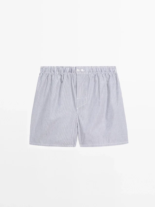 Boxershorts med randigt tryck Boxershorts med randigt tryck