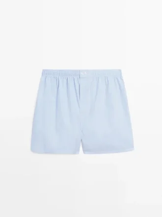 Boxershorts med randigt tryck