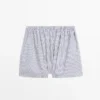 Boxershorts med randigt tryck Boxershorts med randigt tryck