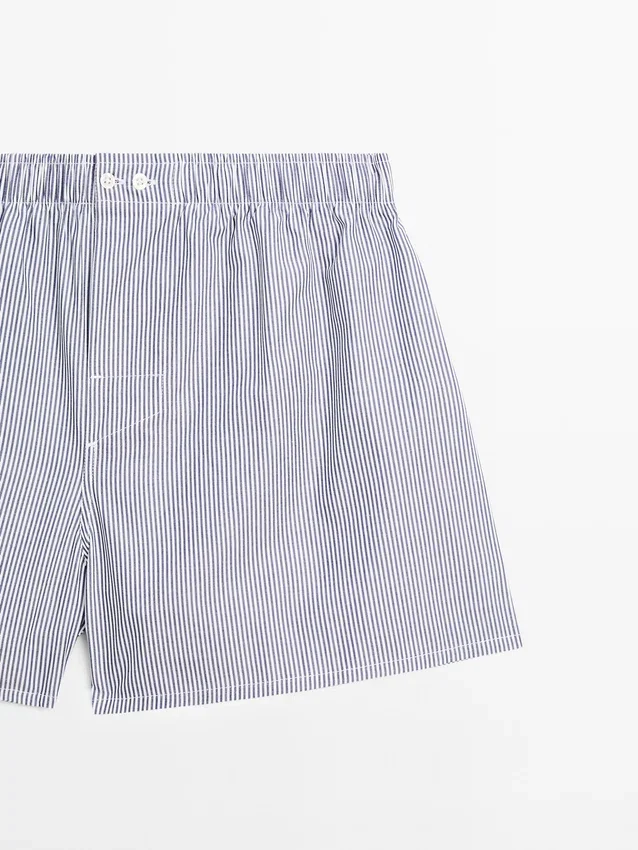 Boxershorts med randigt tryck Boxershorts med randigt tryck