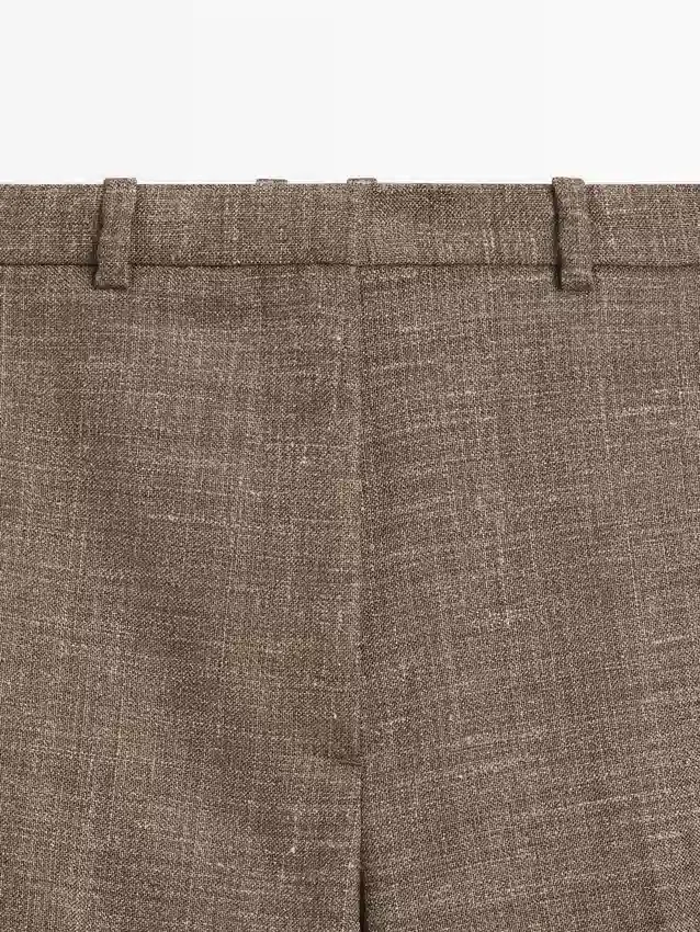 Breda, voluminösa byxor i ullblandning Breda, voluminösa byxor i ullblandning