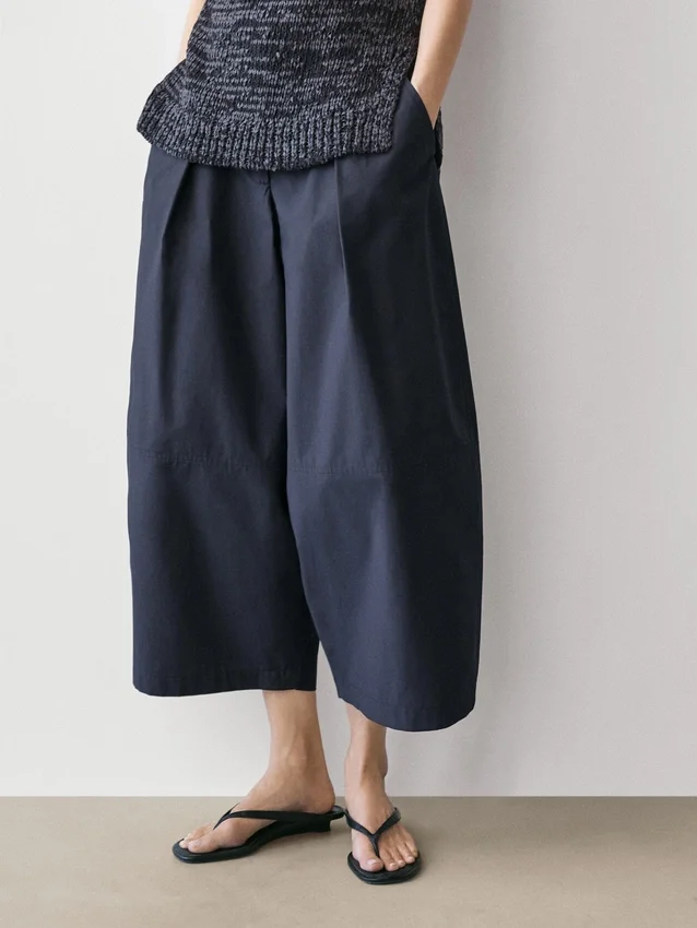 Bredbyxor i bomullsblandning Bredbyxor i bomullsblandning