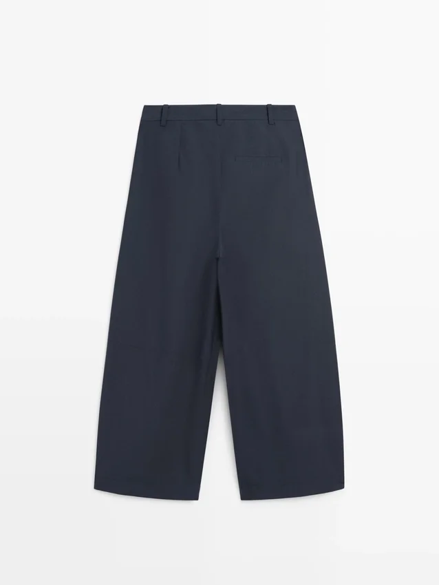 Bredbyxor i bomullsblandning Bredbyxor i bomullsblandning