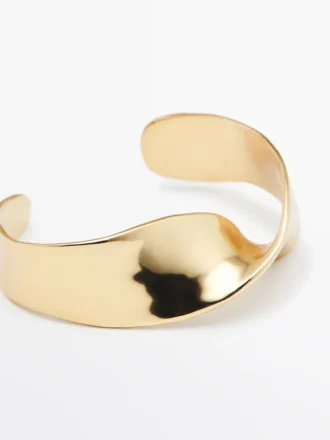 Brett texturerat armband