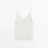 Camisole-top med knappar