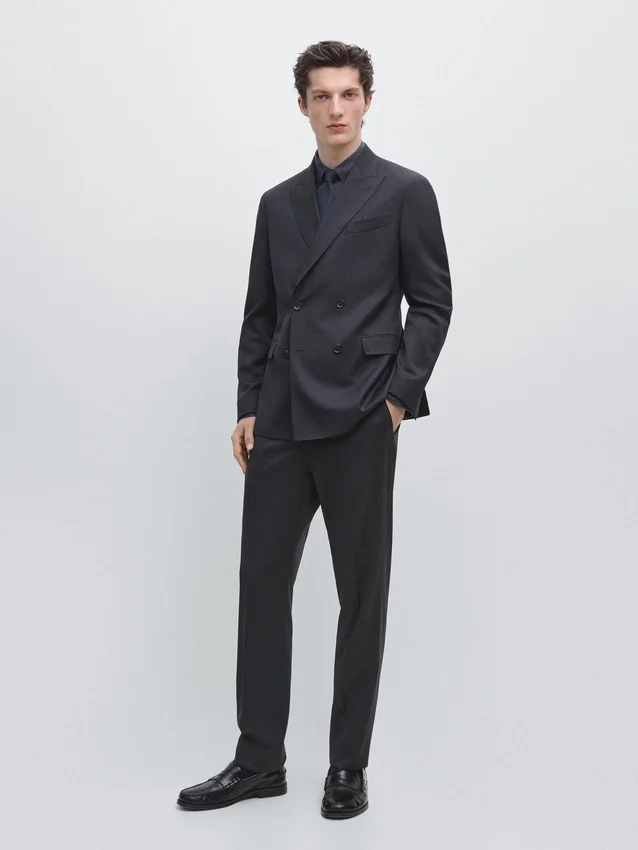 Cool Wool-kavajer med dubbelknäppning Cool Wool-kavajer med dubbelknäppning