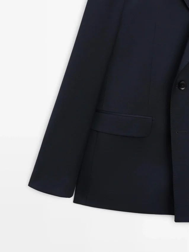 Cool Wool-kavajer med dubbelknäppning Cool Wool-kavajer med dubbelknäppning