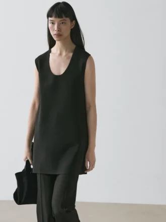 Flödande miniklänning