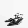 Högklackade slingback-skor Högklackade slingback-skor