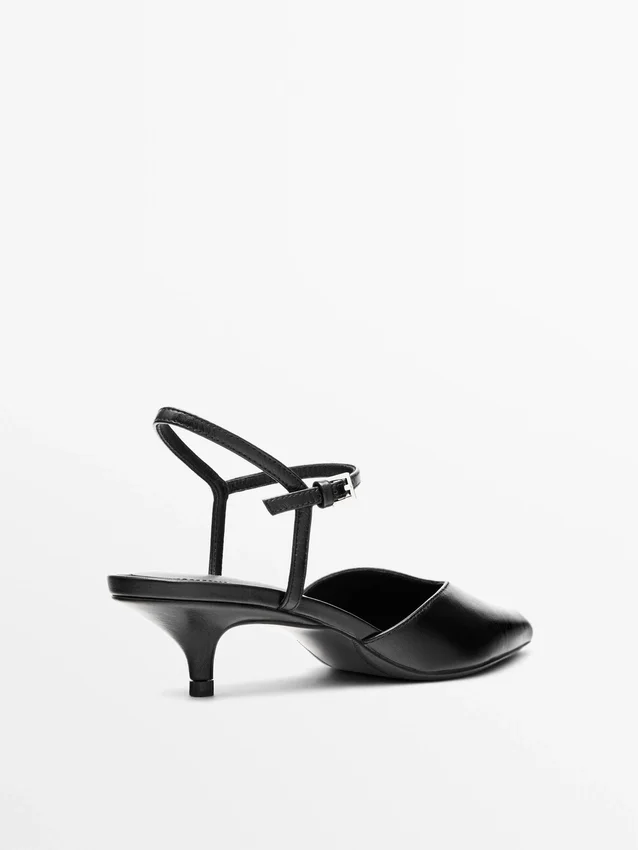 Högklackade slingback-skor Högklackade slingback-skor