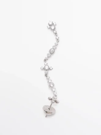 Hängande örhängen med strass