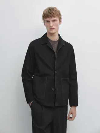 Jacka i mocka med fickor