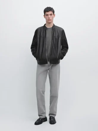 Jacka i nappa-fårskinn