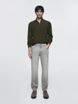 Jeans med avsmalnande passform