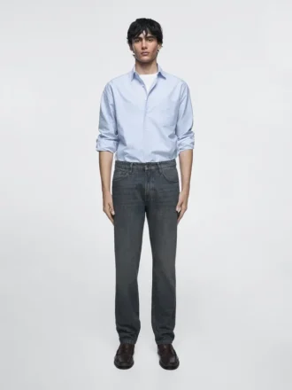 Jeans med avsmalnande passform