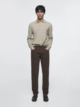 Jeans med avsmalnande passform