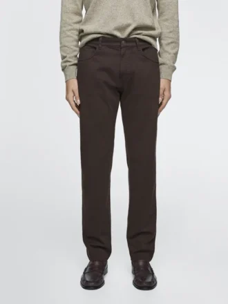 Jeans med avsmalnande passform