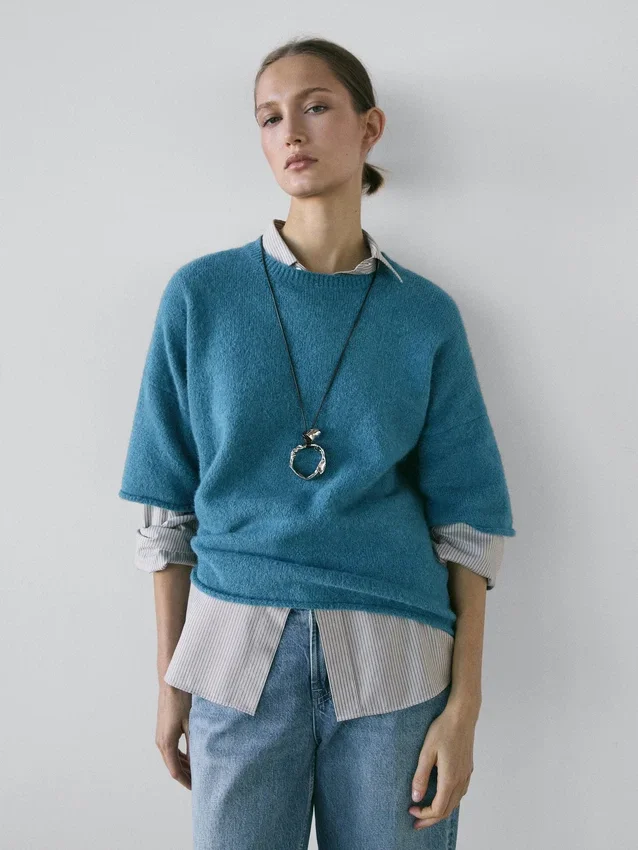 Jeans med låg midja och raka ben Jeans med låg midja och raka ben