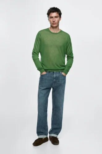 Jeans med selvedge-passform