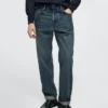 Jeans med selvedge-passform