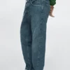 Jeans med selvedge-passform
