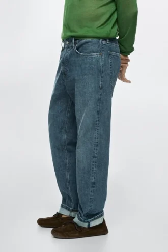 Jeans med selvedge-passform