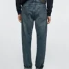 Jeans med selvedge-passform