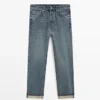 Jeans med selvedge-passform