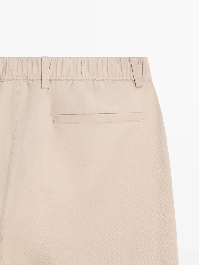 Joggerbyxor i bomullslinne Joggerbyxor i bomullslinne