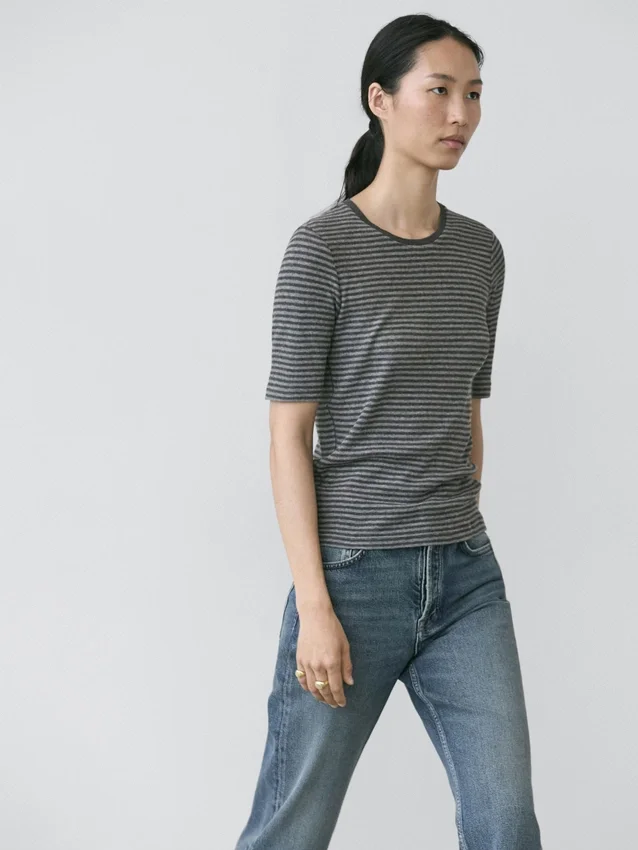 Kortärmad randig skjorta Kortärmad randig skjorta