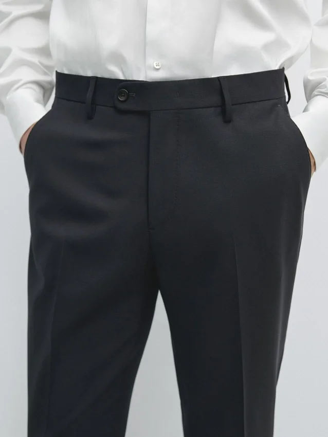 Kostymbyxor i Cool Wool-blandning Kostymbyxor i Cool Wool-blandning