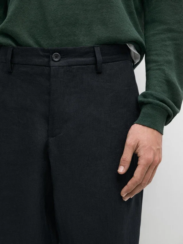 Kostymbyxor i linne Kostymbyxor i linne