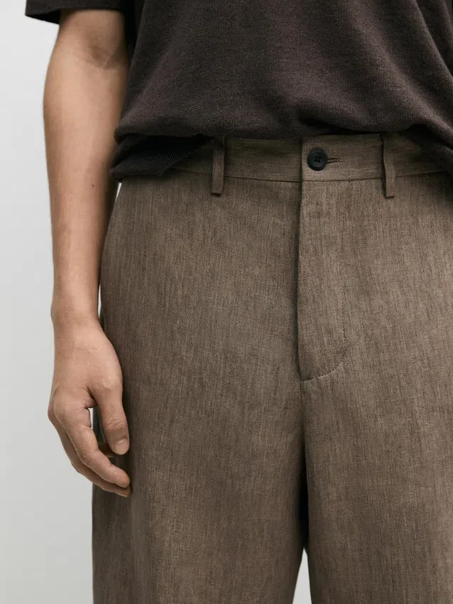 Kostymbyxor i linne Kostymbyxor i linne