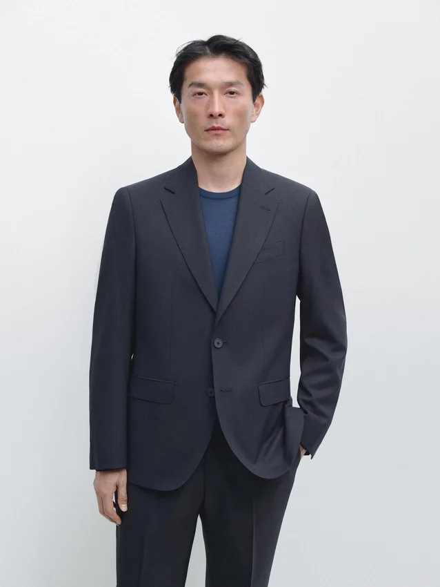 Kostymkavajer i Cool Wool-blandning Kostymkavajer i Cool Wool-blandning