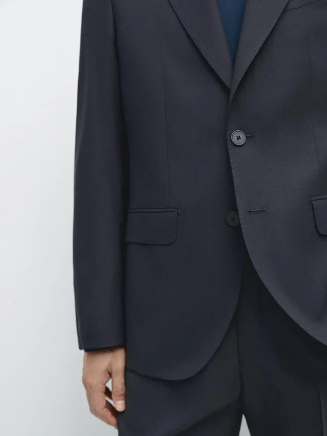 Kostymkavajer i Cool Wool-blandning Kostymkavajer i Cool Wool-blandning