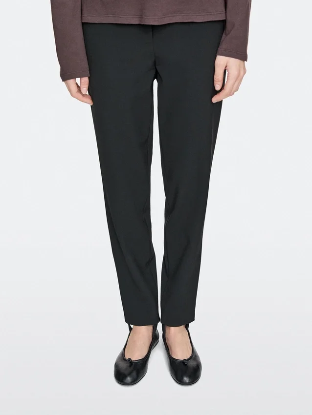 Läderballerinaskor med knut Läderballerinaskor med knut