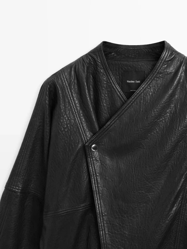 Läderbomberjacka Läderbomberjacka