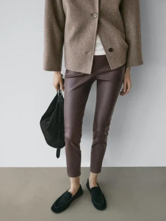 Leggings i nappaläder