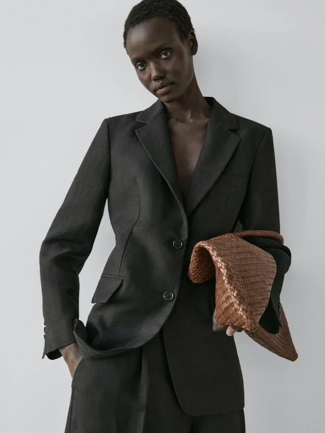 Linnekavajer med fickor Linnekavajer med fickor