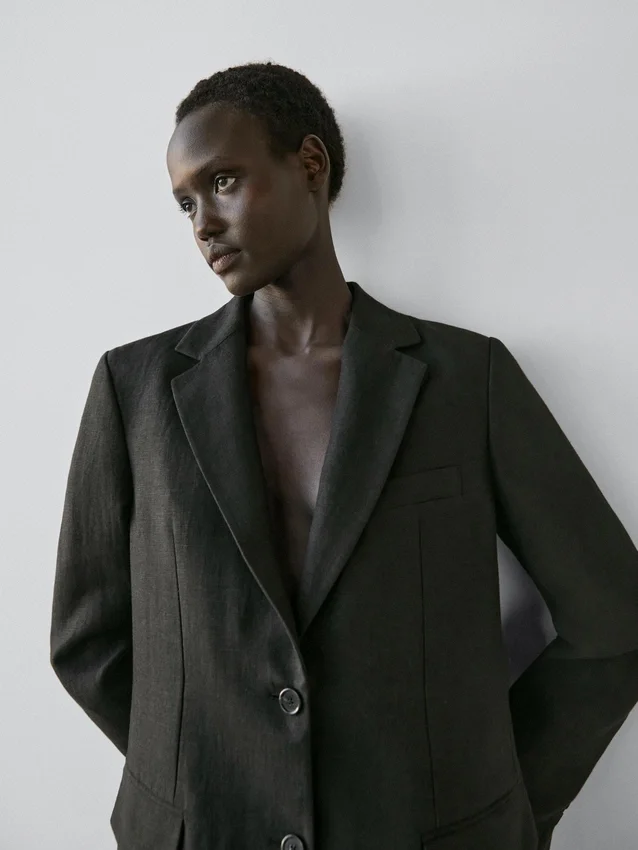 Linnekavajer med fickor Linnekavajer med fickor